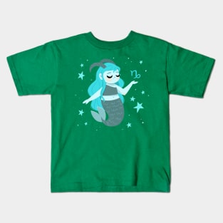 Capricorn Mermaid Kids T-Shirt